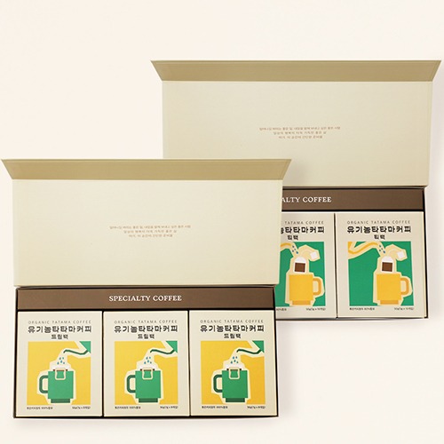 유기농 타타마 원두 커피 티백 드립백 3종 선물세트 추석선물, 선생님선물, 부모님선물