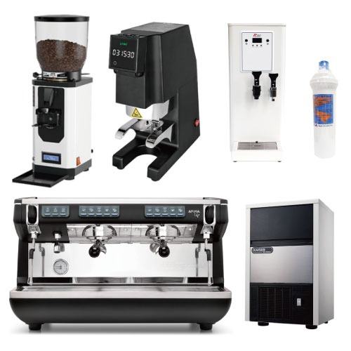 시모넬리아  피아3 라이프 V STANDARD 커피 머신기 카페 창업 6종 패키지